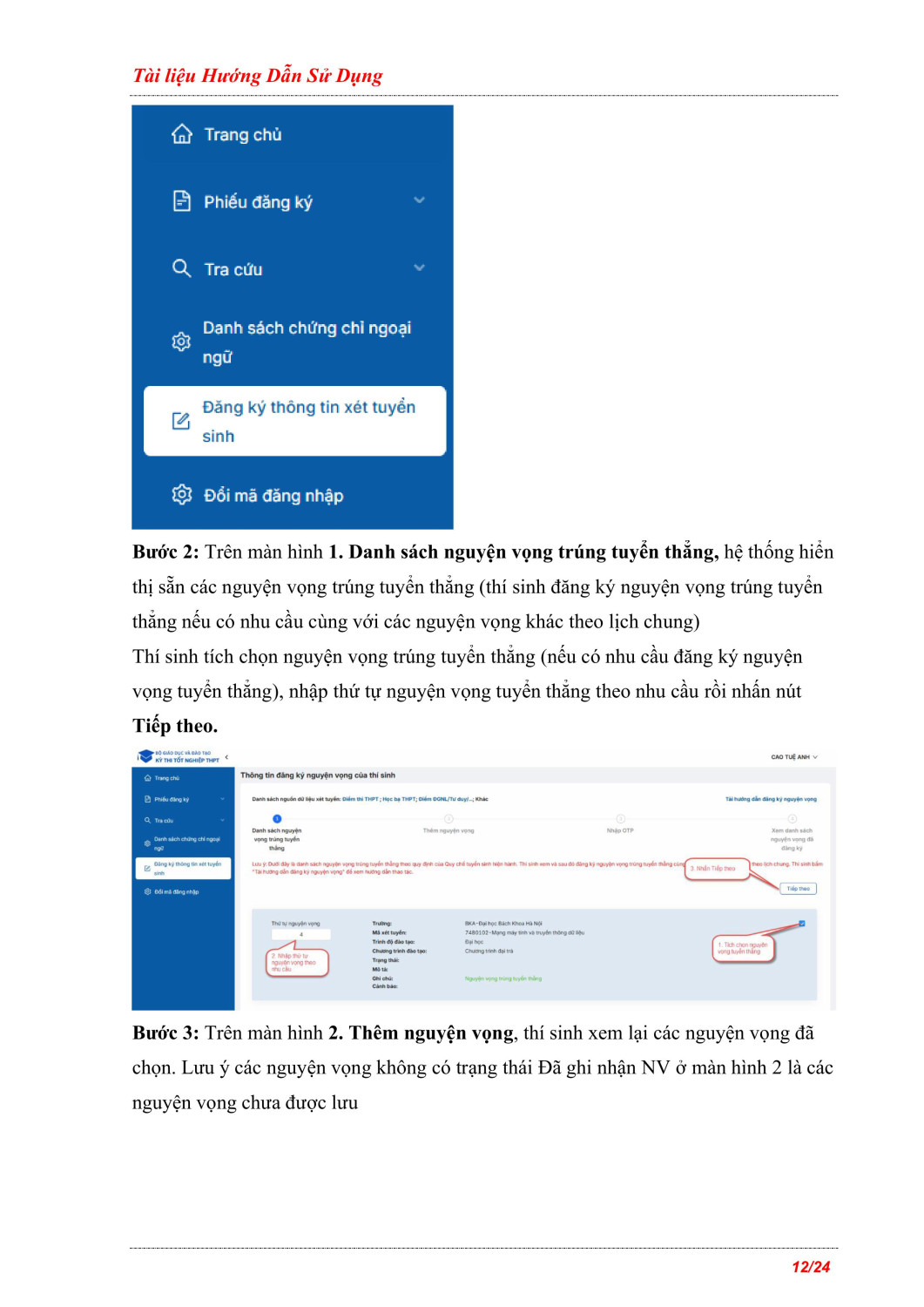 3 5 HDSD Thi sinh DKXT T7 2025 hình ảnh 11