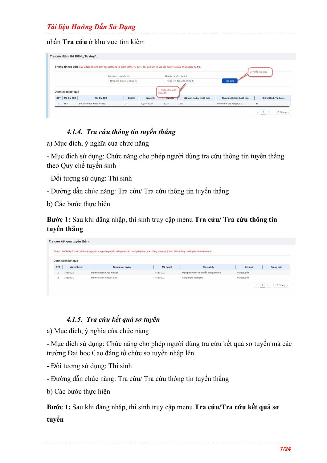 3 5 HDSD Thi sinh DKXT T7 2025 hình ảnh 6