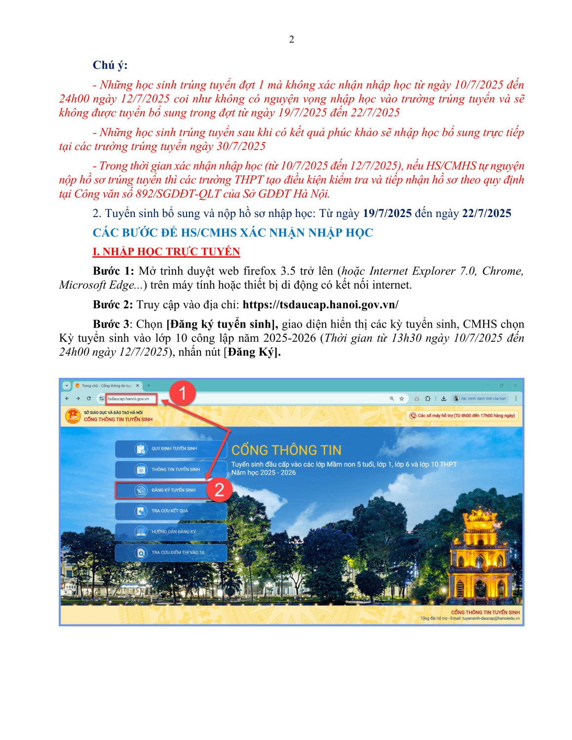 HD xac nhan nhap hoc Hoc Sinh 2025 2026 (05 7 2025) h├¼nh ß║únh 1