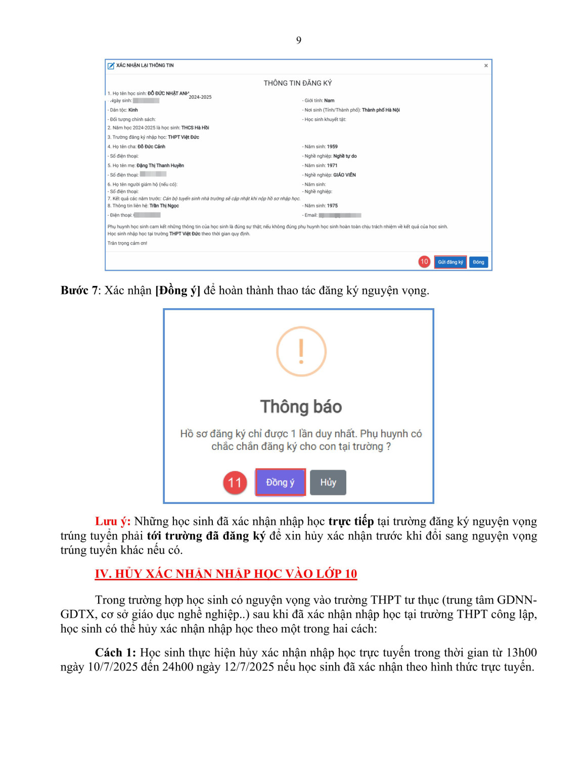 HD xac nhan nhap hoc Hoc Sinh 2025 2026 (05 7 2025) h├¼nh ß║únh 8
