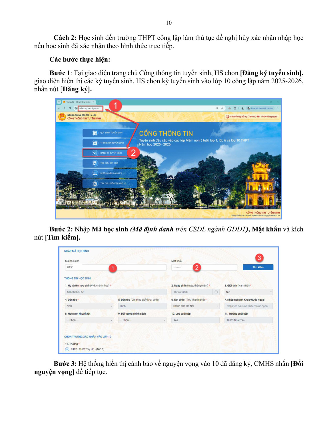 HD xac nhan nhap hoc Hoc Sinh 2025 2026 (05 7 2025) h├¼nh ß║únh 9
