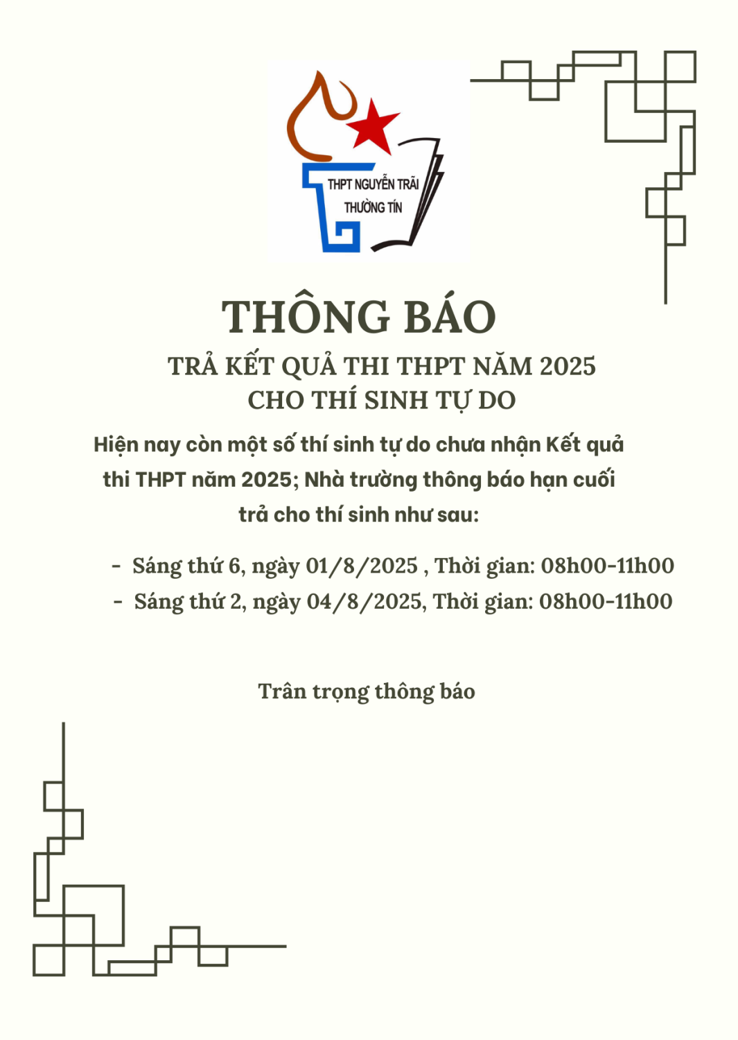 Thong bao